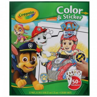 Crayola Color & Sticker Book: Paw Patrol